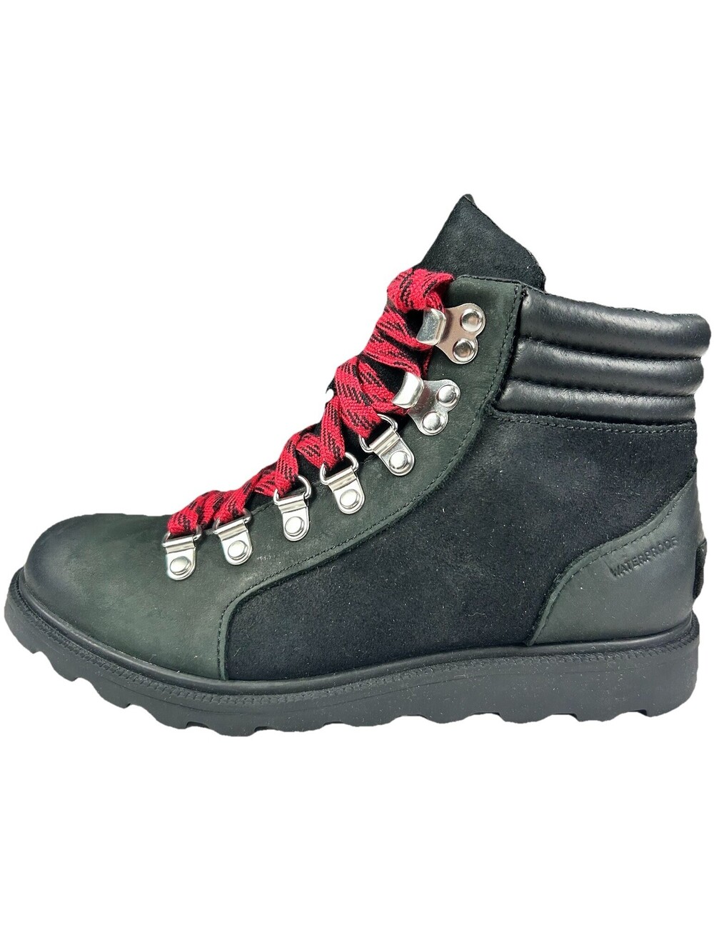 Sorel Women's Ainsley Conquest Ankle Hiking Boots Size 5 Black Trail Boots New